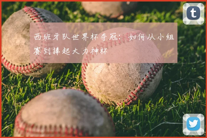 西班牙队世界杯夺冠：如何从小组赛到捧起大力神杯
